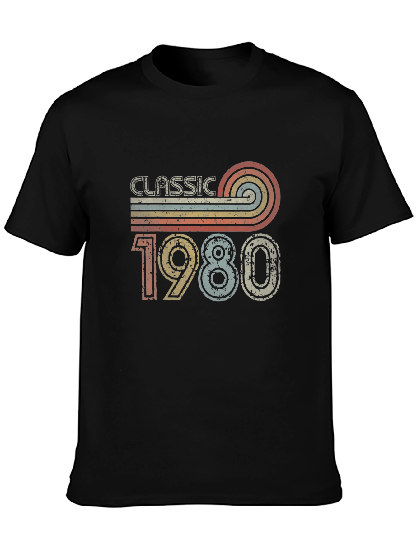 Classic 1980 Retro T-Shirt - Vintage Style