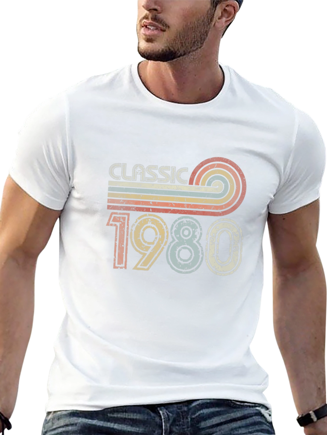 Classic 1980 Retro T-Shirt - Vintage Style