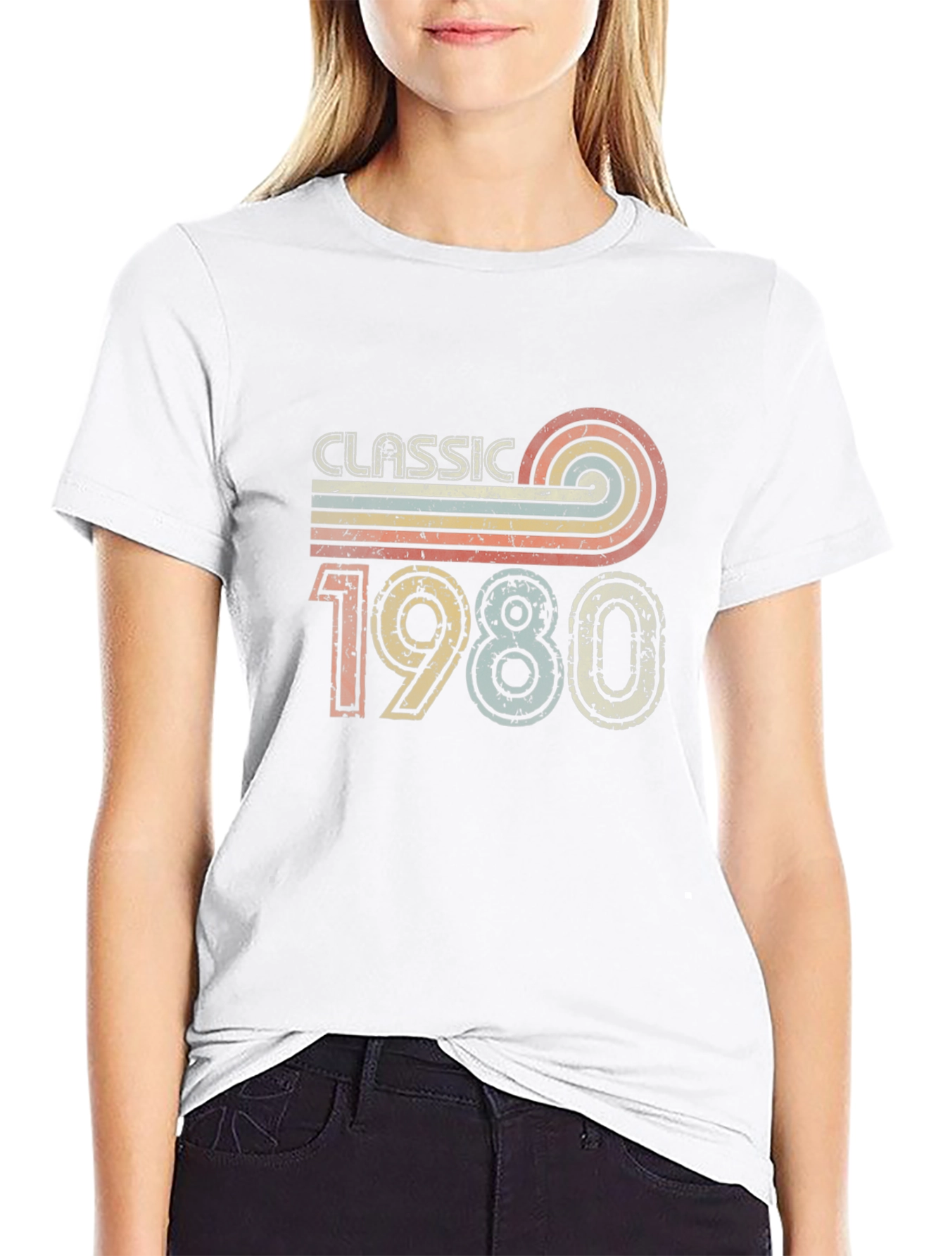 Classic 1980 Retro T-Shirt - Vintage Style