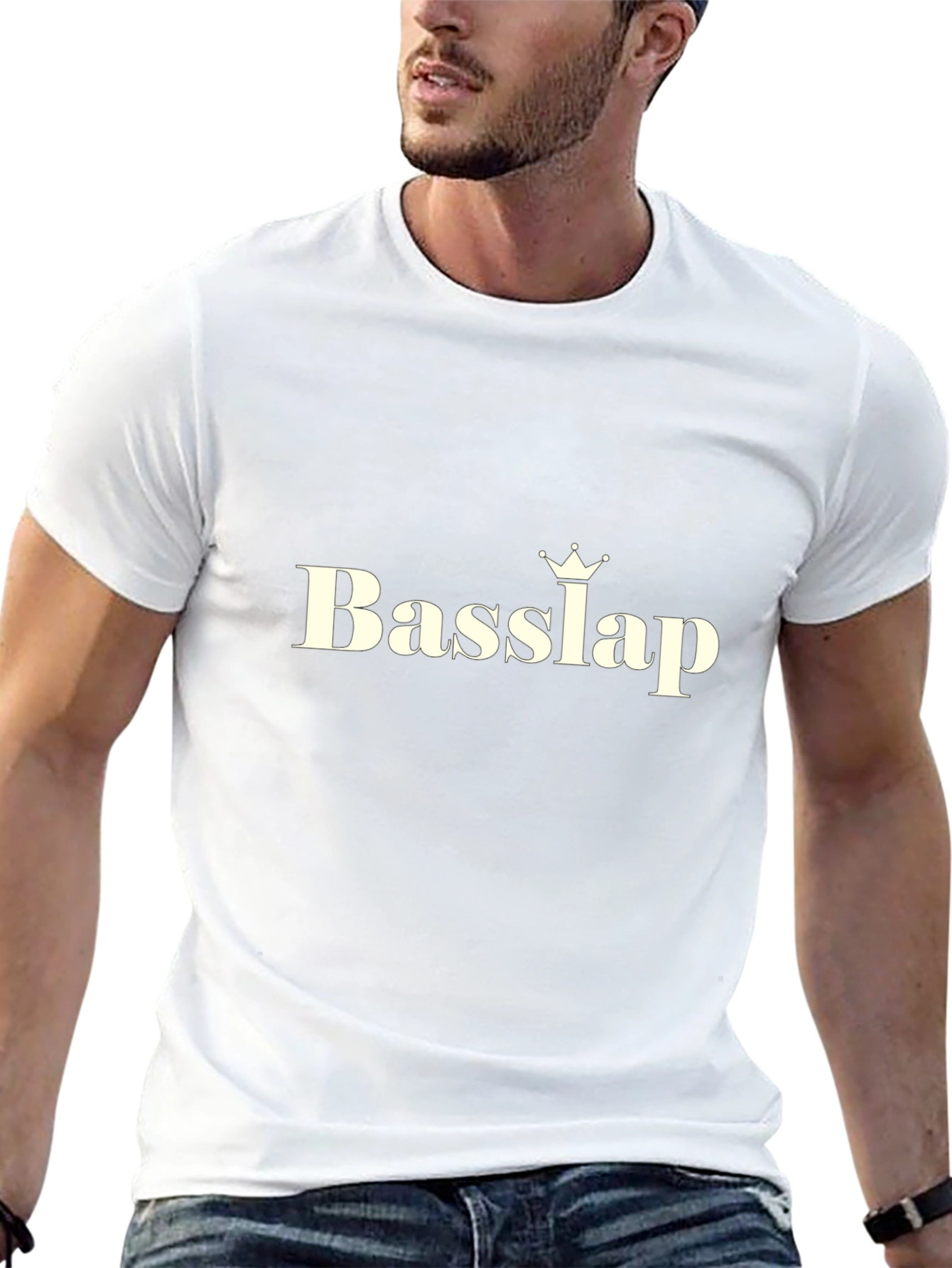 Basslap Graphic Tee - Black Cotton T-Shirt