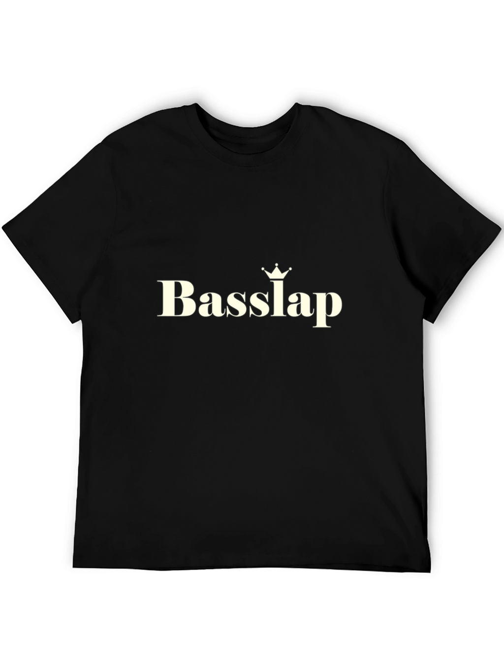 Basslap Graphic Tee - Black Cotton T-Shirt