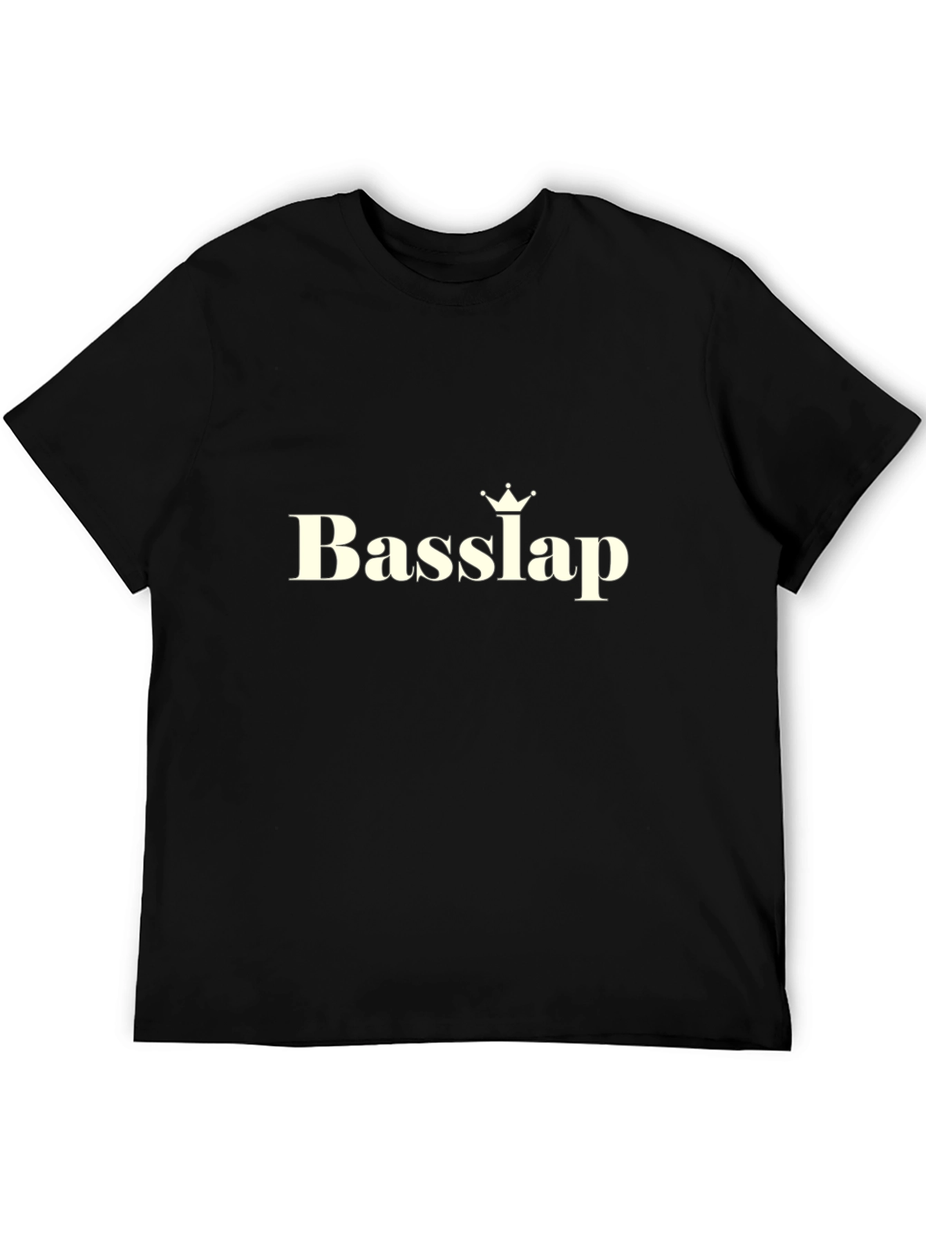 Basslap Graphic Tee - Black Cotton T-Shirt