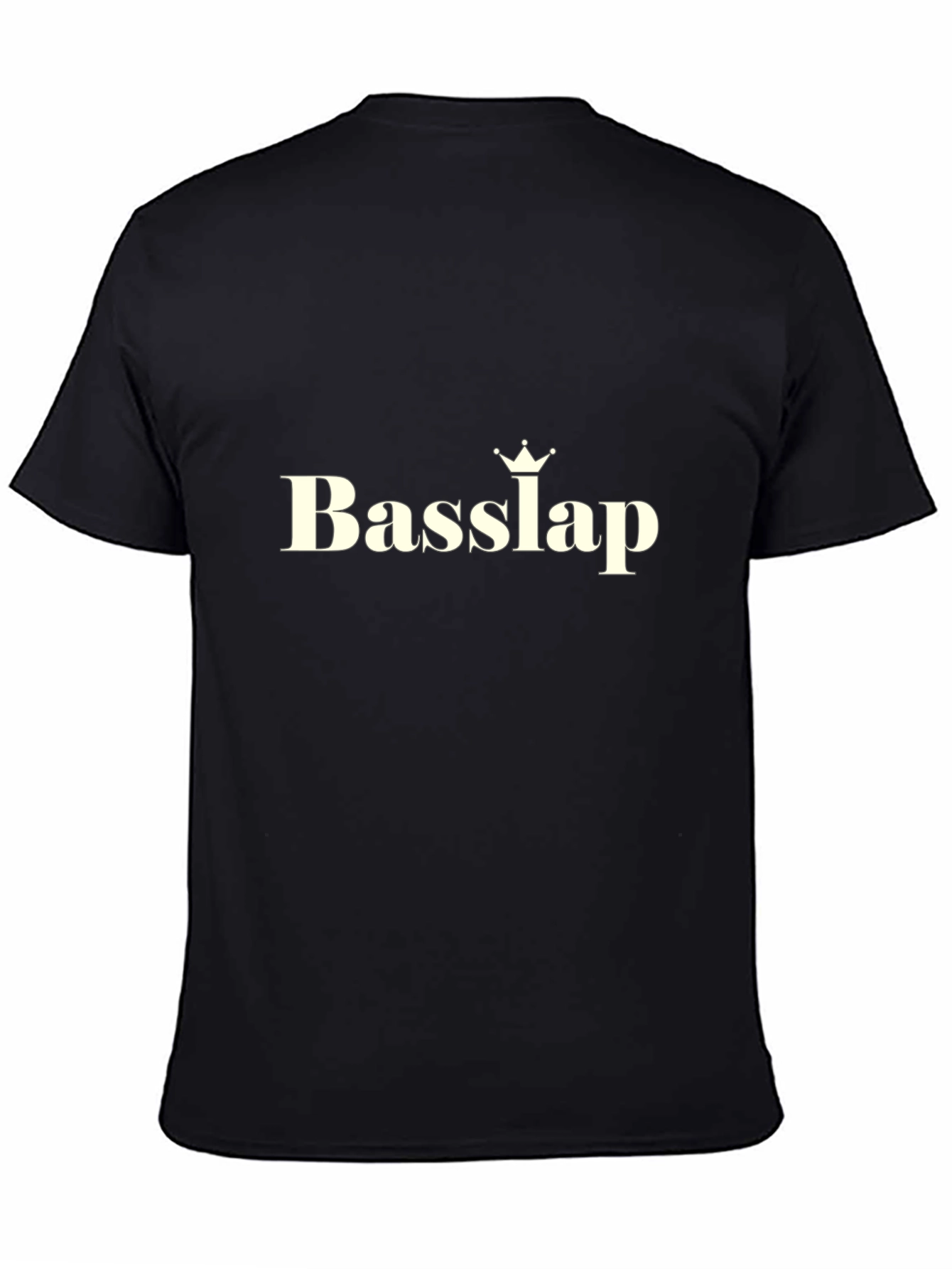 Basslap Graphic Tee - Black Cotton T-Shirt