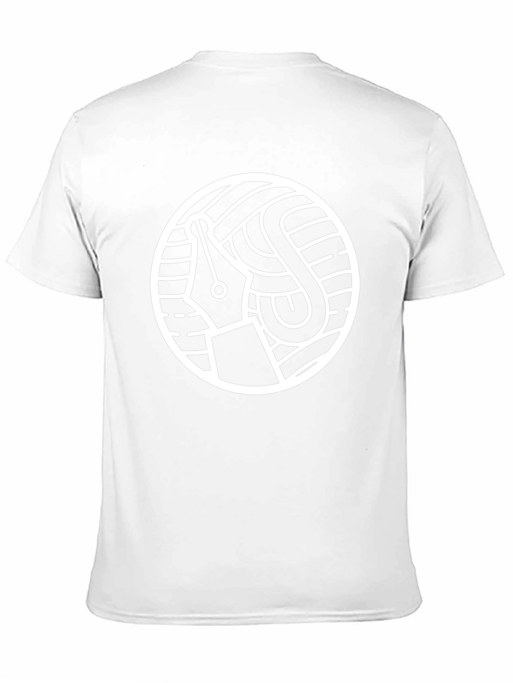 Unique Fountain Pen Graphic Tee - Black