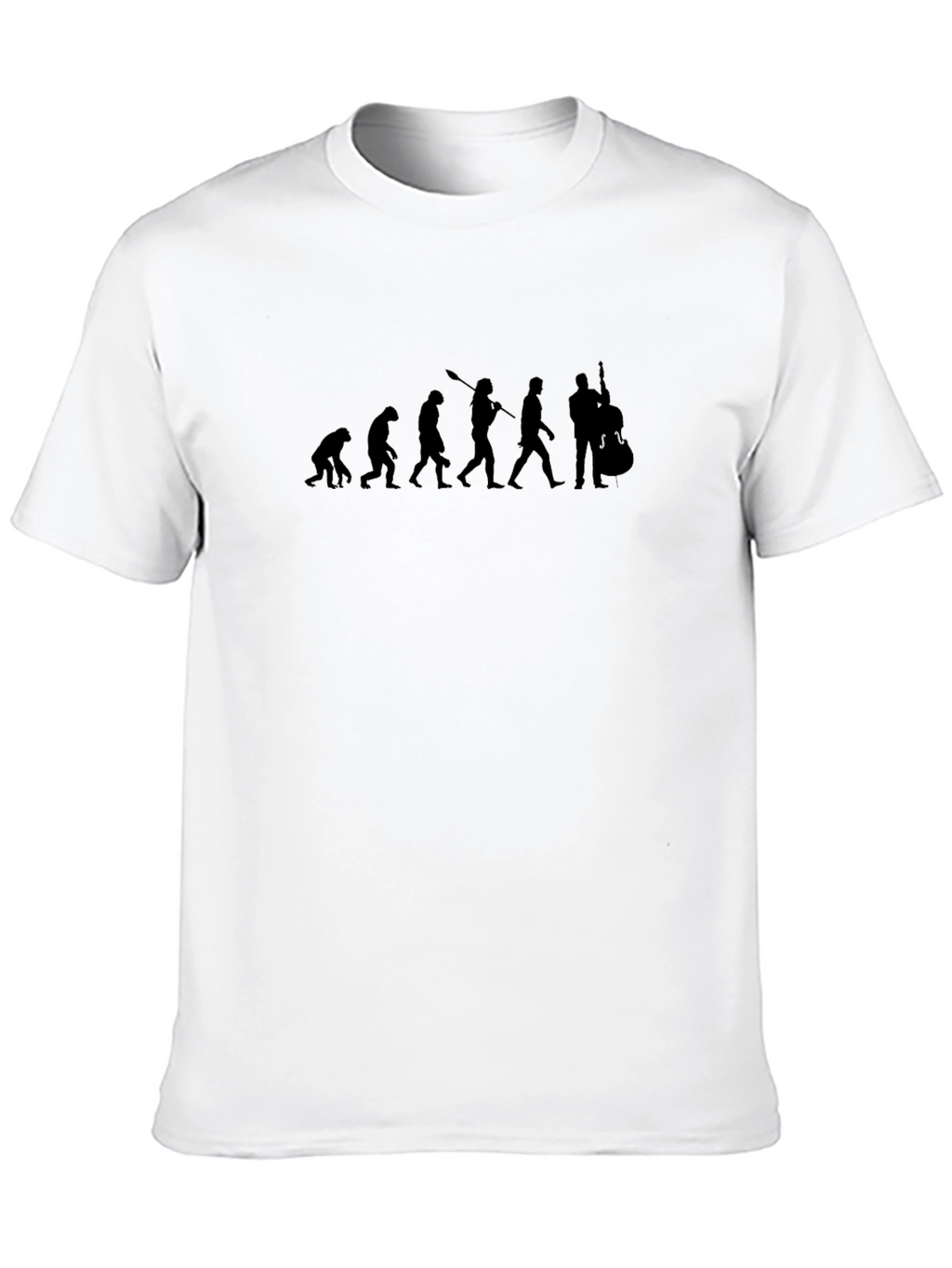 Evolution of Music Black T-Shirt