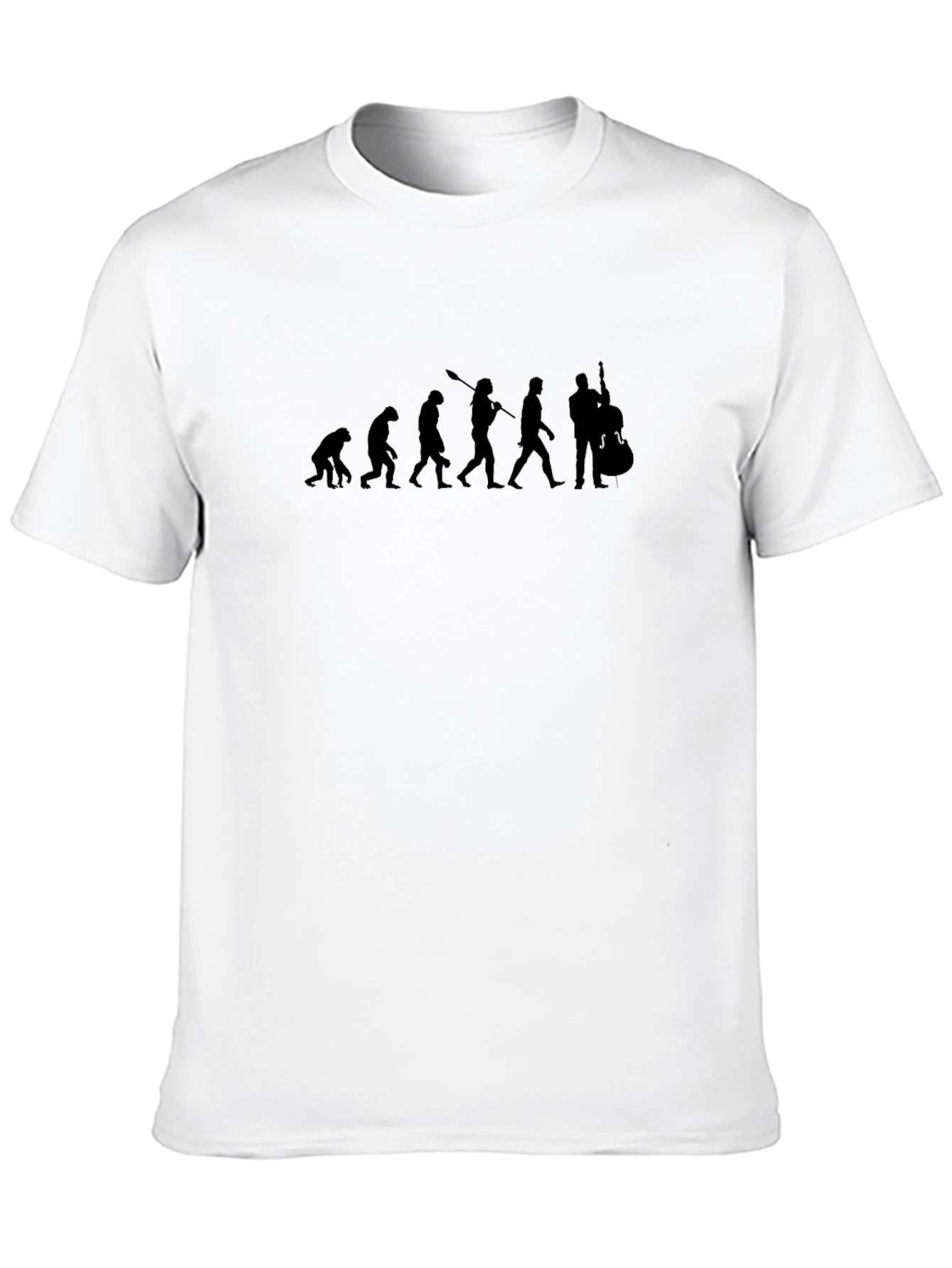 Evolution of Music Black T-Shirt