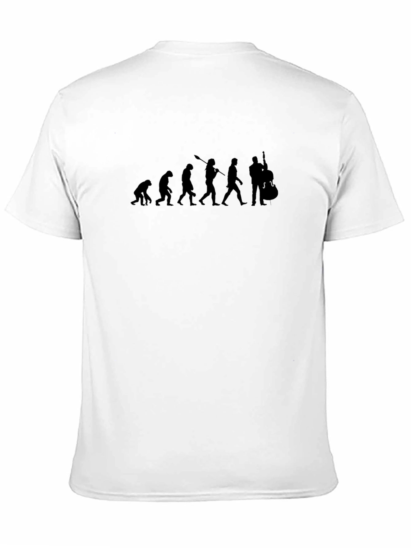 Evolution of Music Black T-Shirt