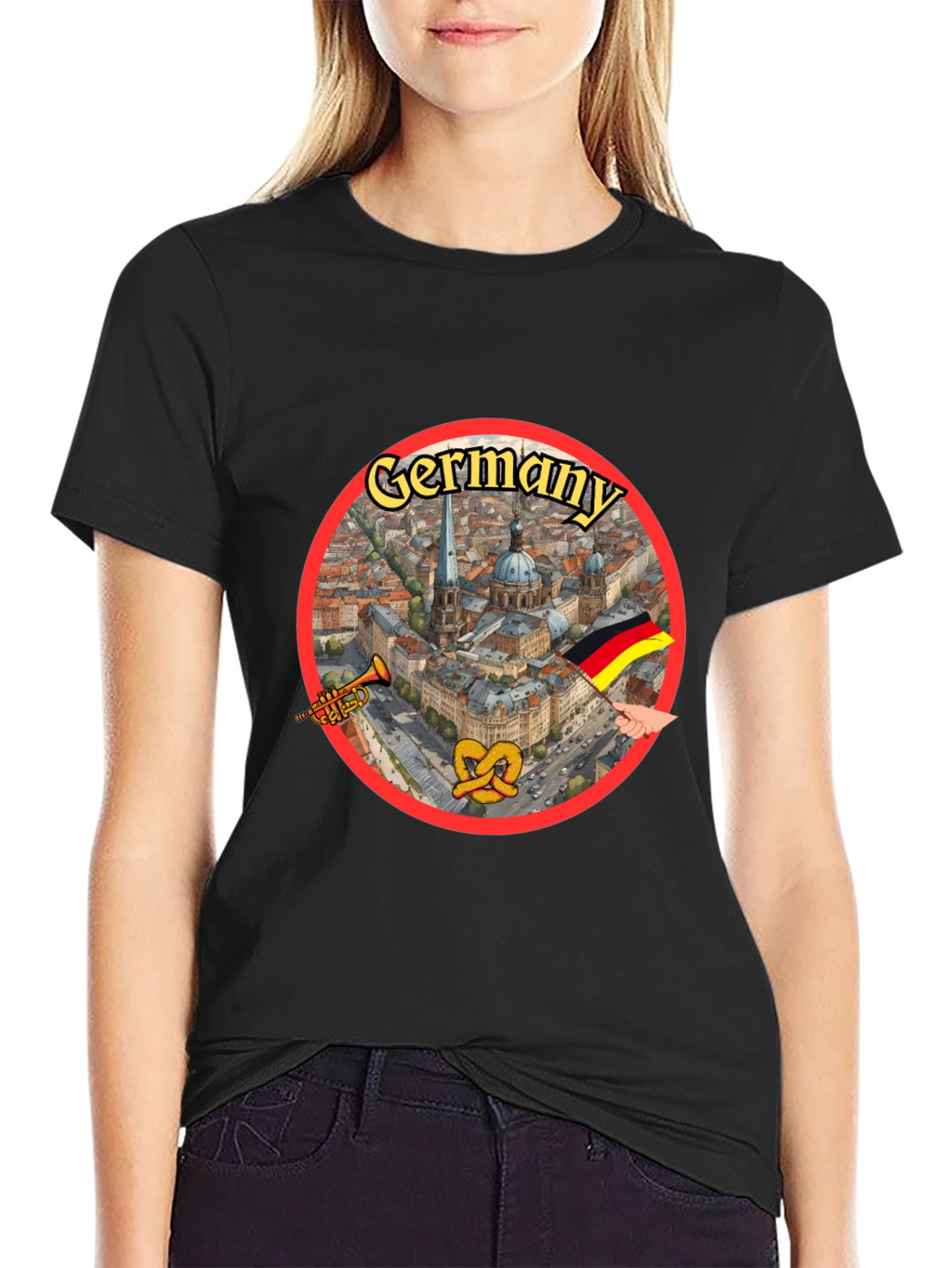 Germany Graphic Print T-Shirt