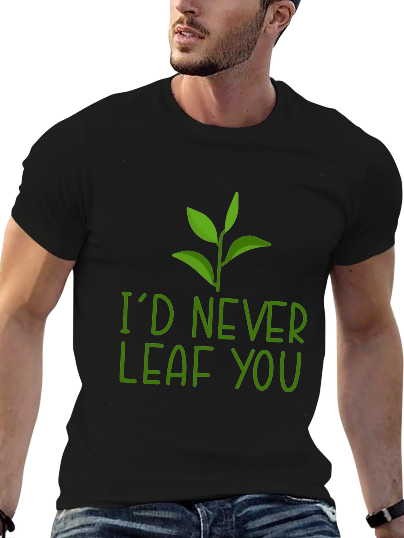 Id Never Leaf You Pun Graphic Tee