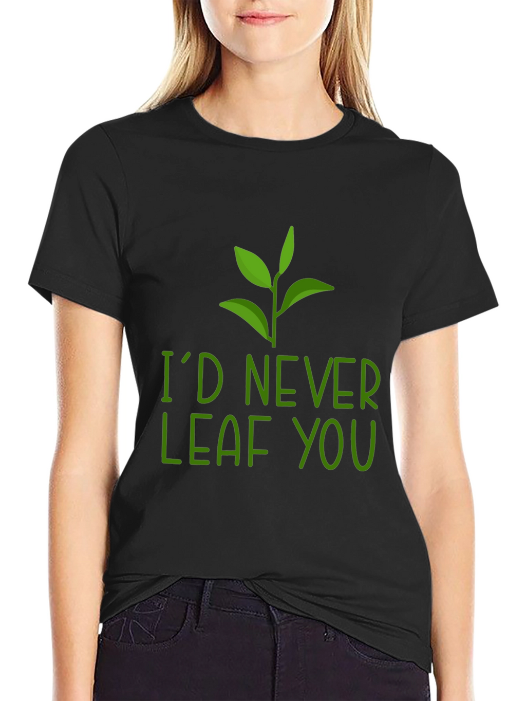 Id Never Leaf You Pun Graphic Tee
