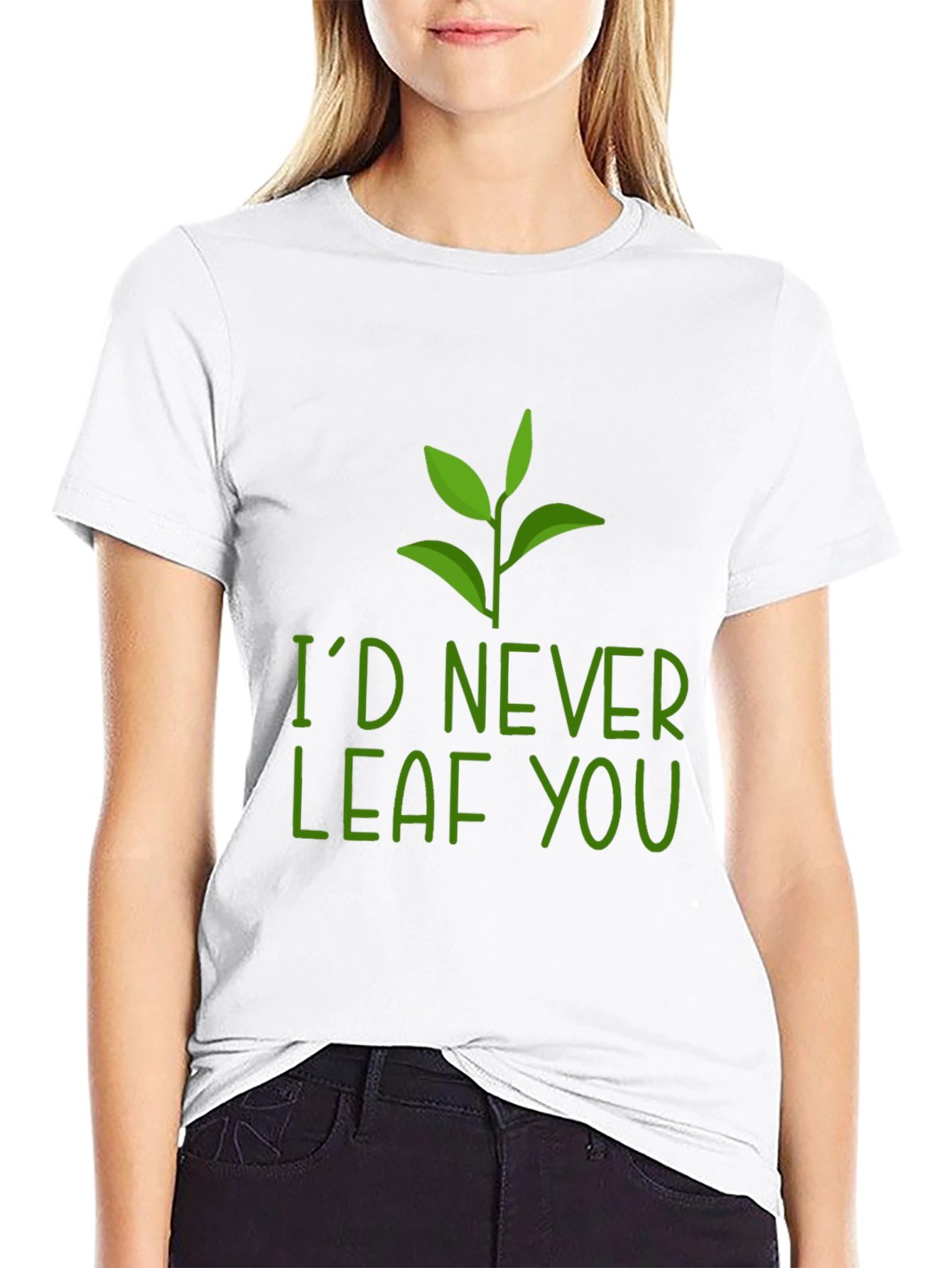 Id Never Leaf You Pun Graphic Tee