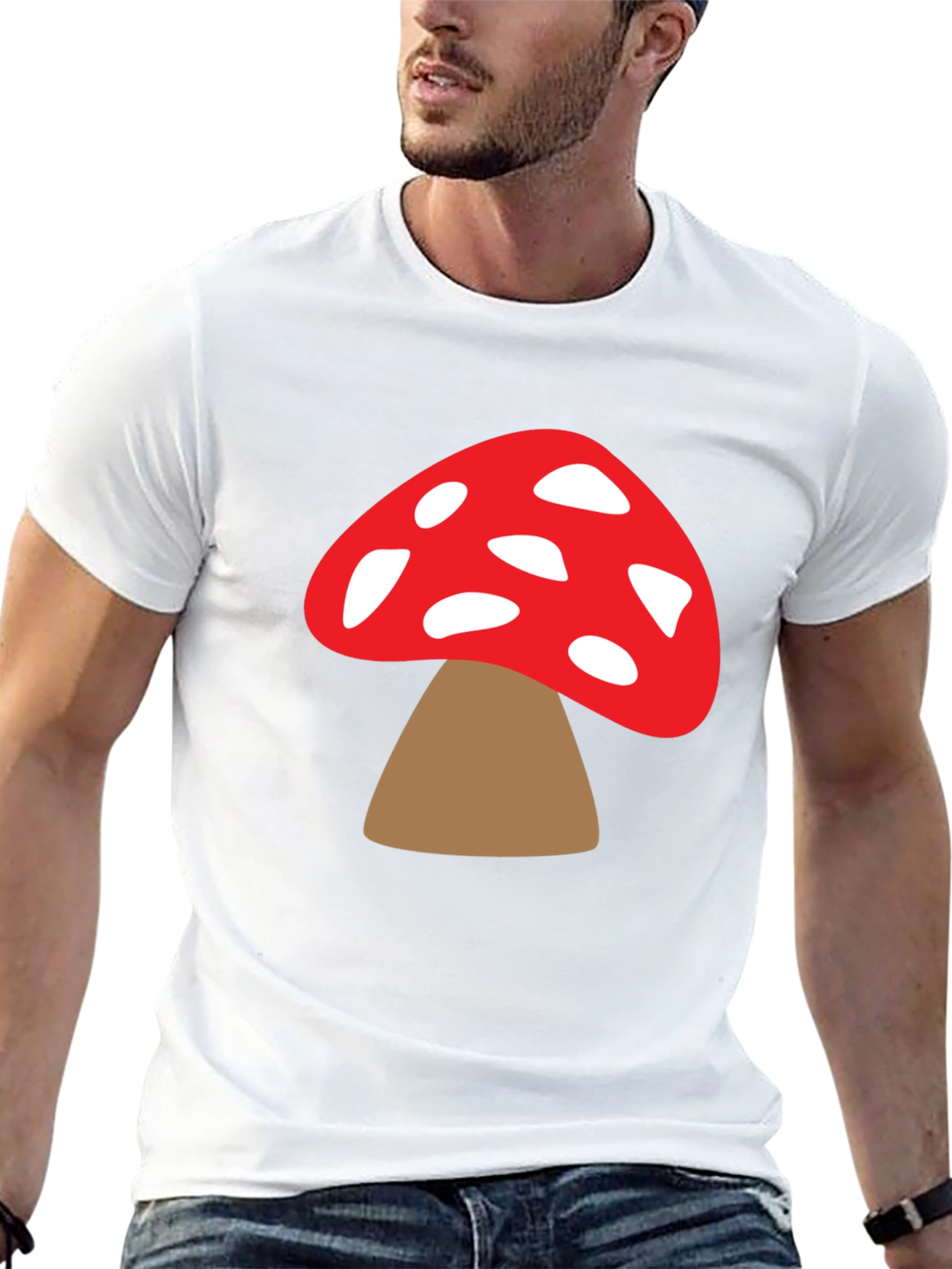 Mushroom Graphic T-Shirt - Funky Design