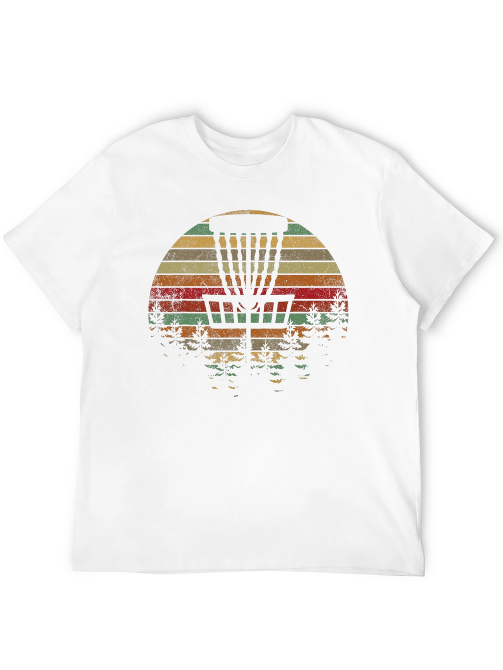 Retro Disc Golf Sunset T-Shirt