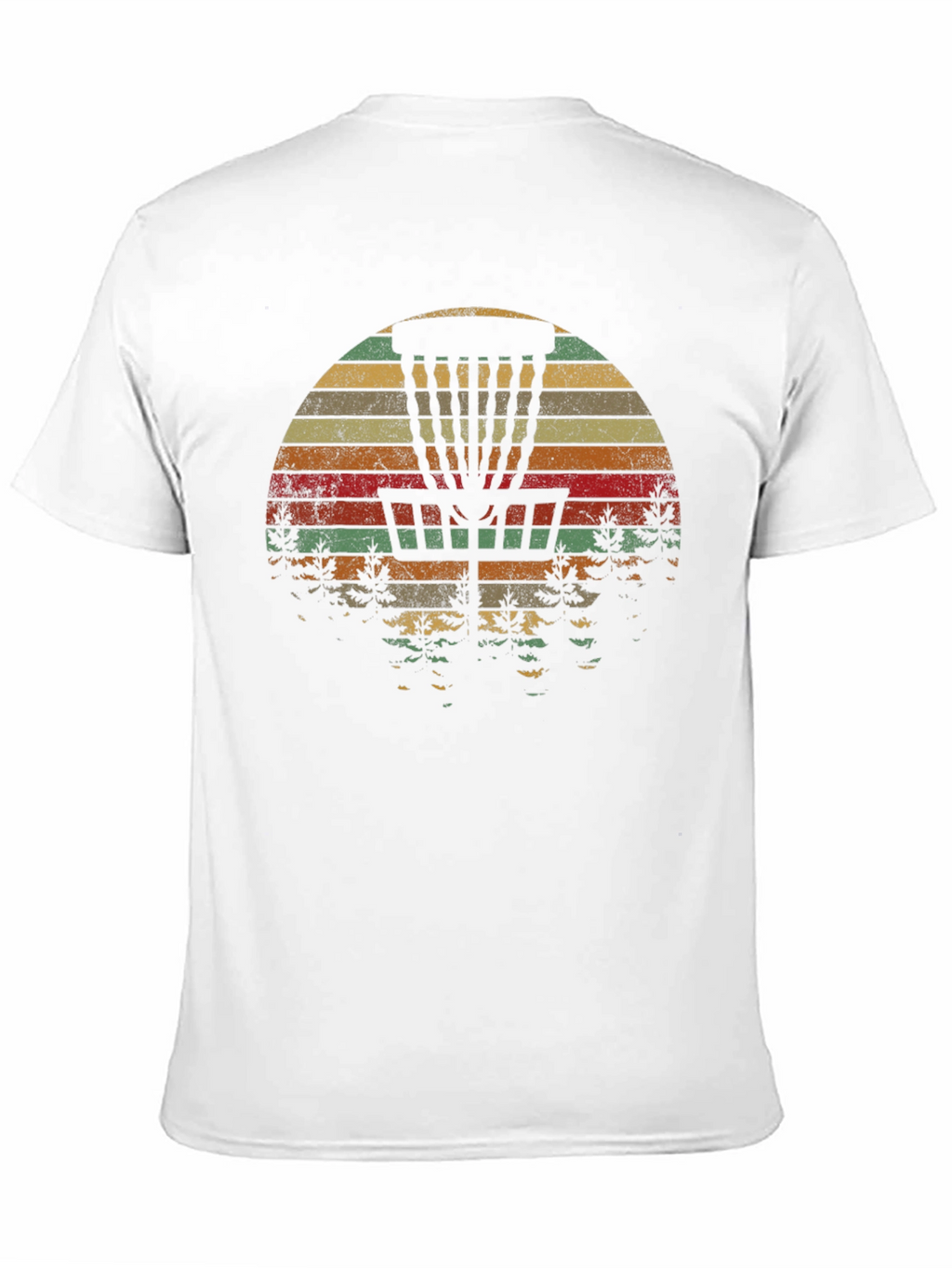Retro Disc Golf Sunset T-Shirt