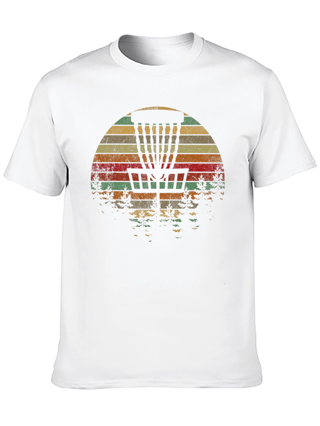 Retro Disc Golf Sunset T-Shirt