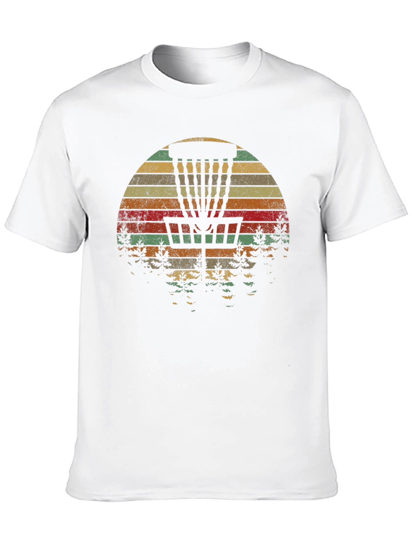 Retro Disc Golf Sunset T-Shirt