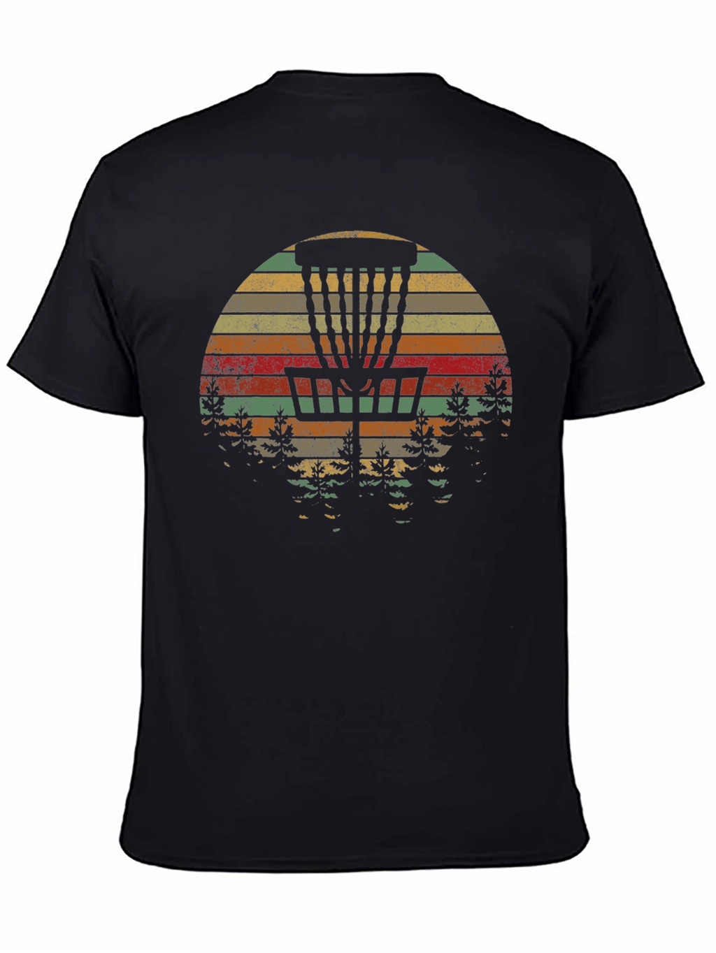 Retro Disc Golf Sunset T-Shirt