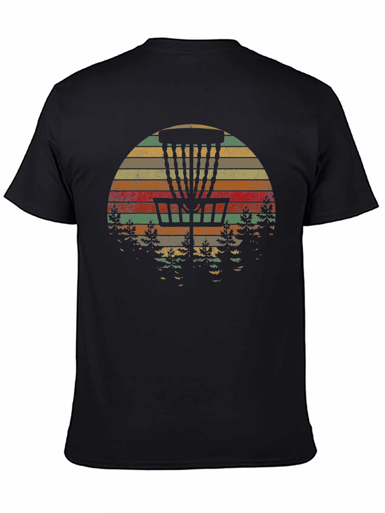 Retro Disc Golf Sunset T-Shirt
