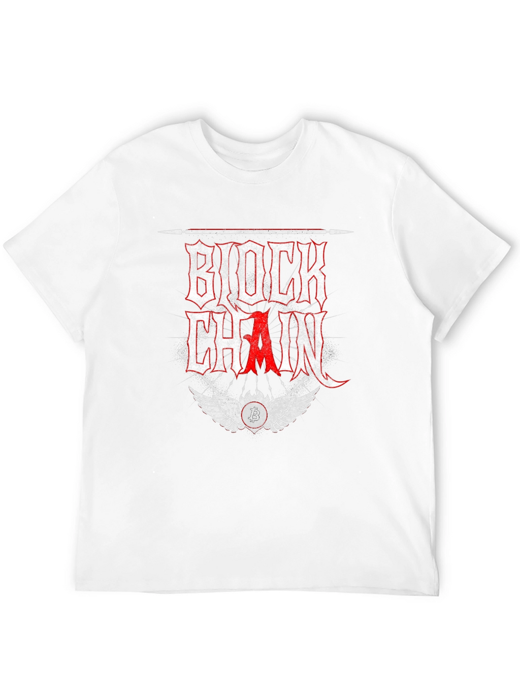 Blockchain Crypto Bitcoin Graphic T-Shirt