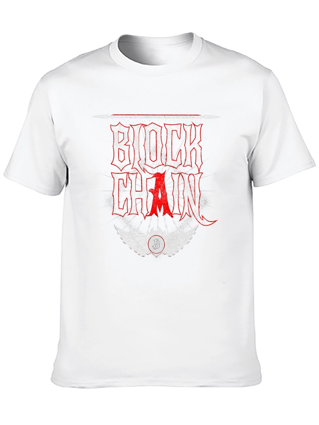 Blockchain Crypto Bitcoin Graphic T-Shirt