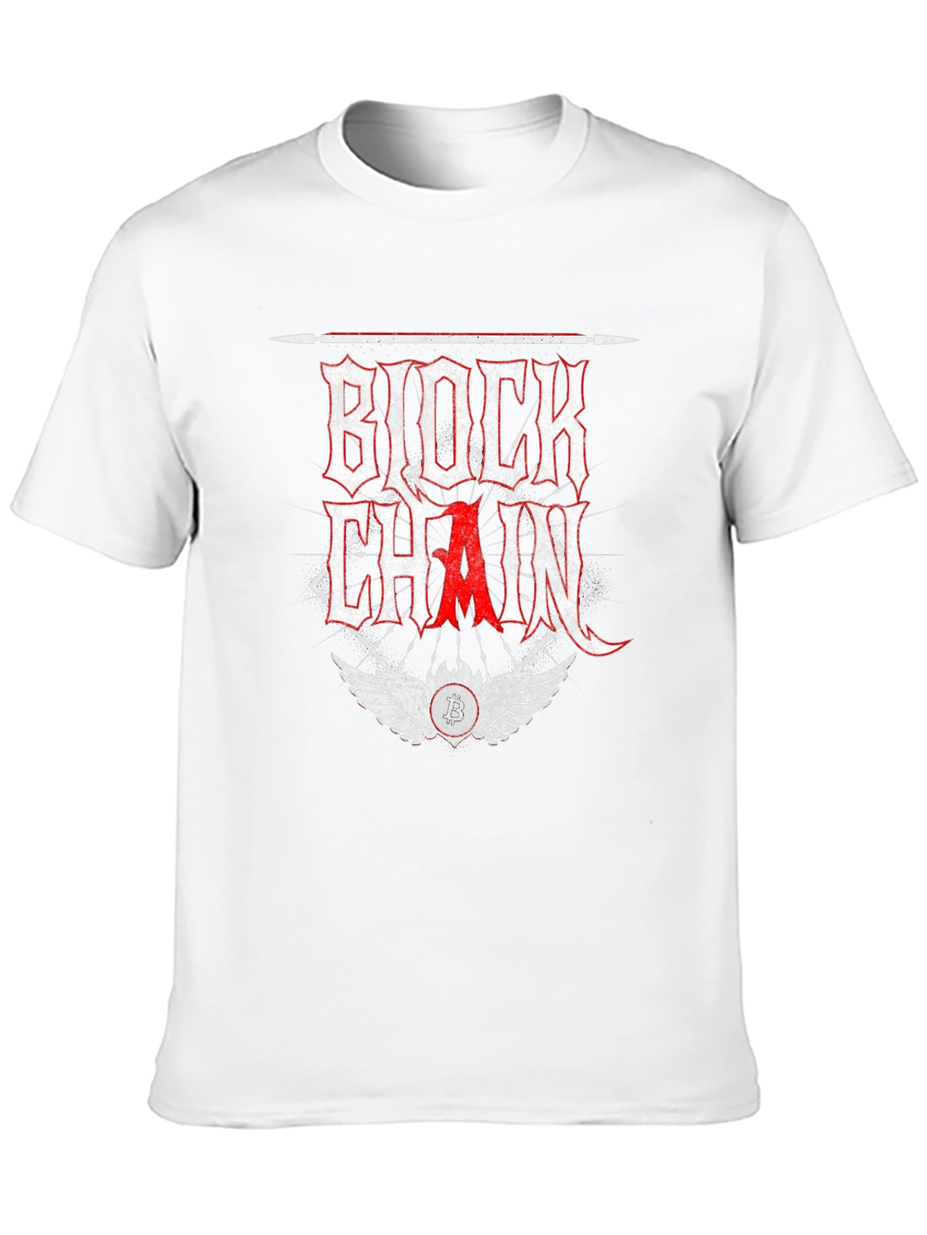 Blockchain Crypto Bitcoin Graphic T-Shirt