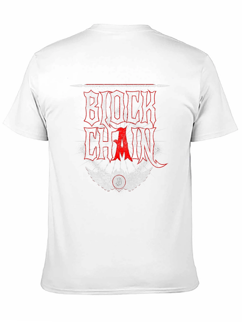 Blockchain Crypto Bitcoin Graphic T-Shirt