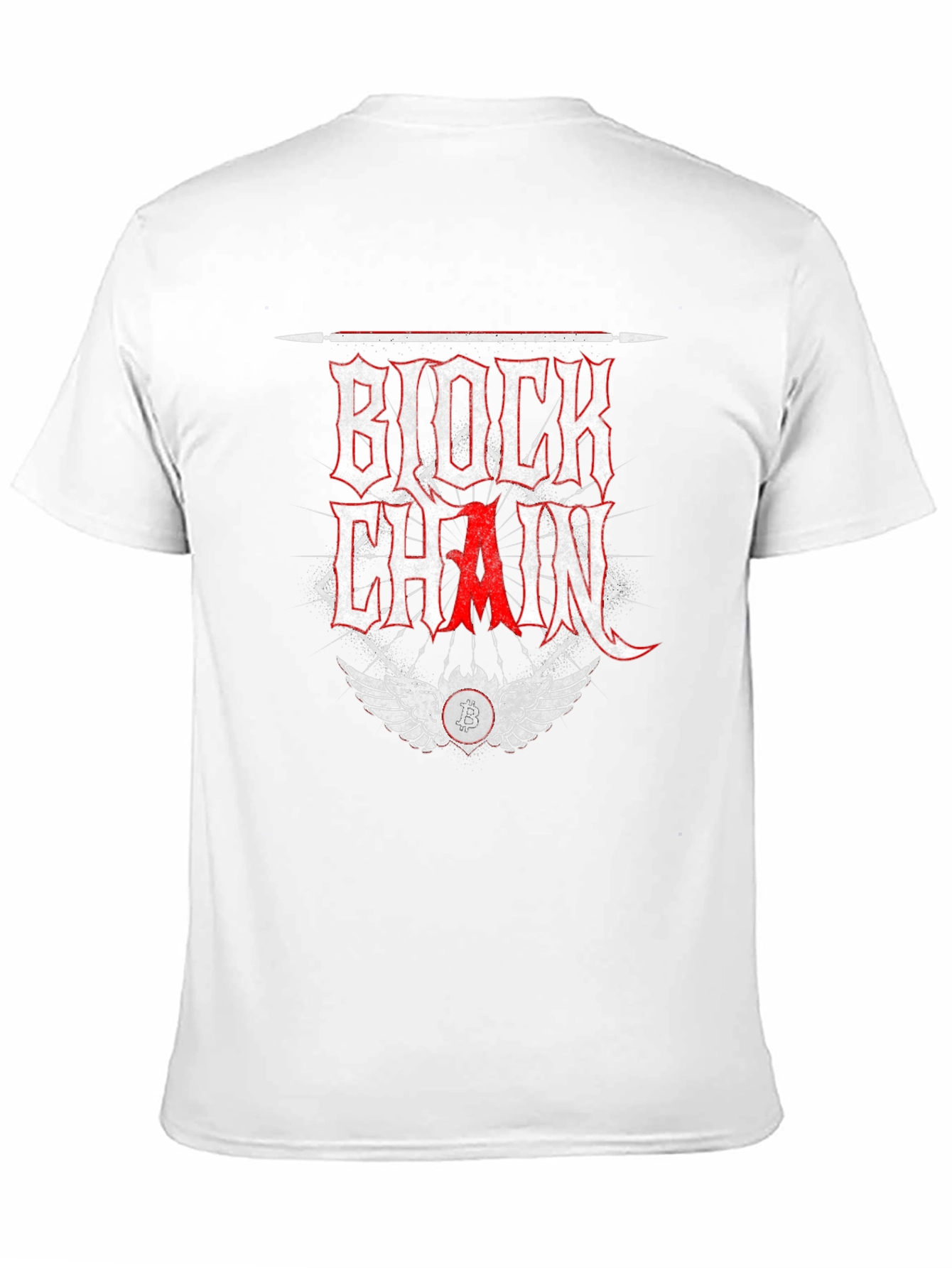 Blockchain Crypto Bitcoin Graphic T-Shirt