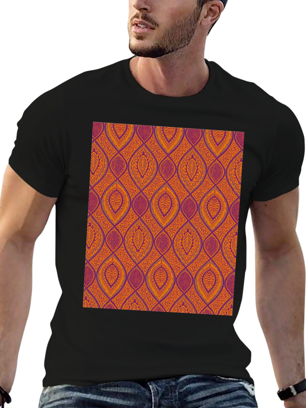 Stylish Patterned Tee - Unique Design