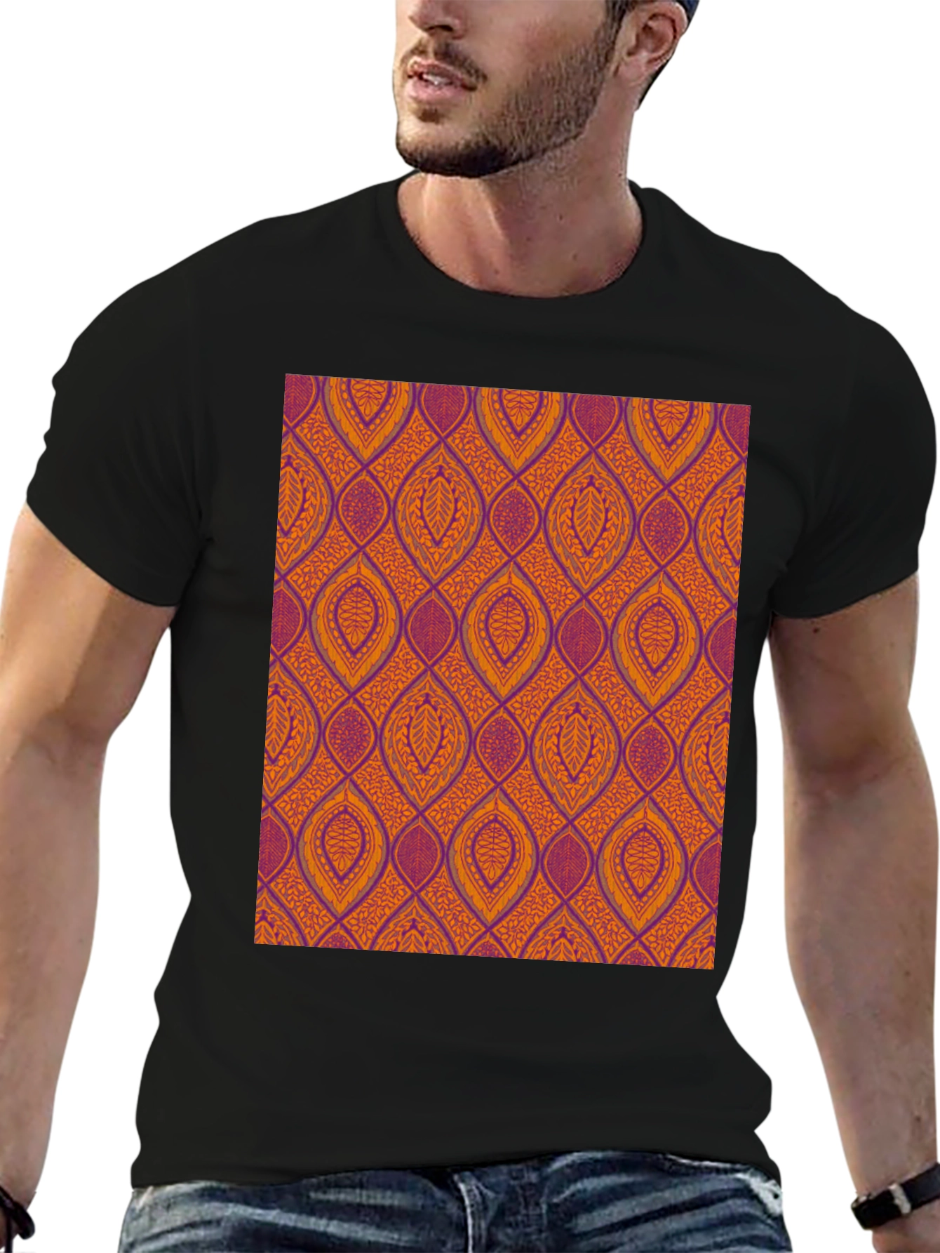 Stylish Patterned Tee - Unique Design