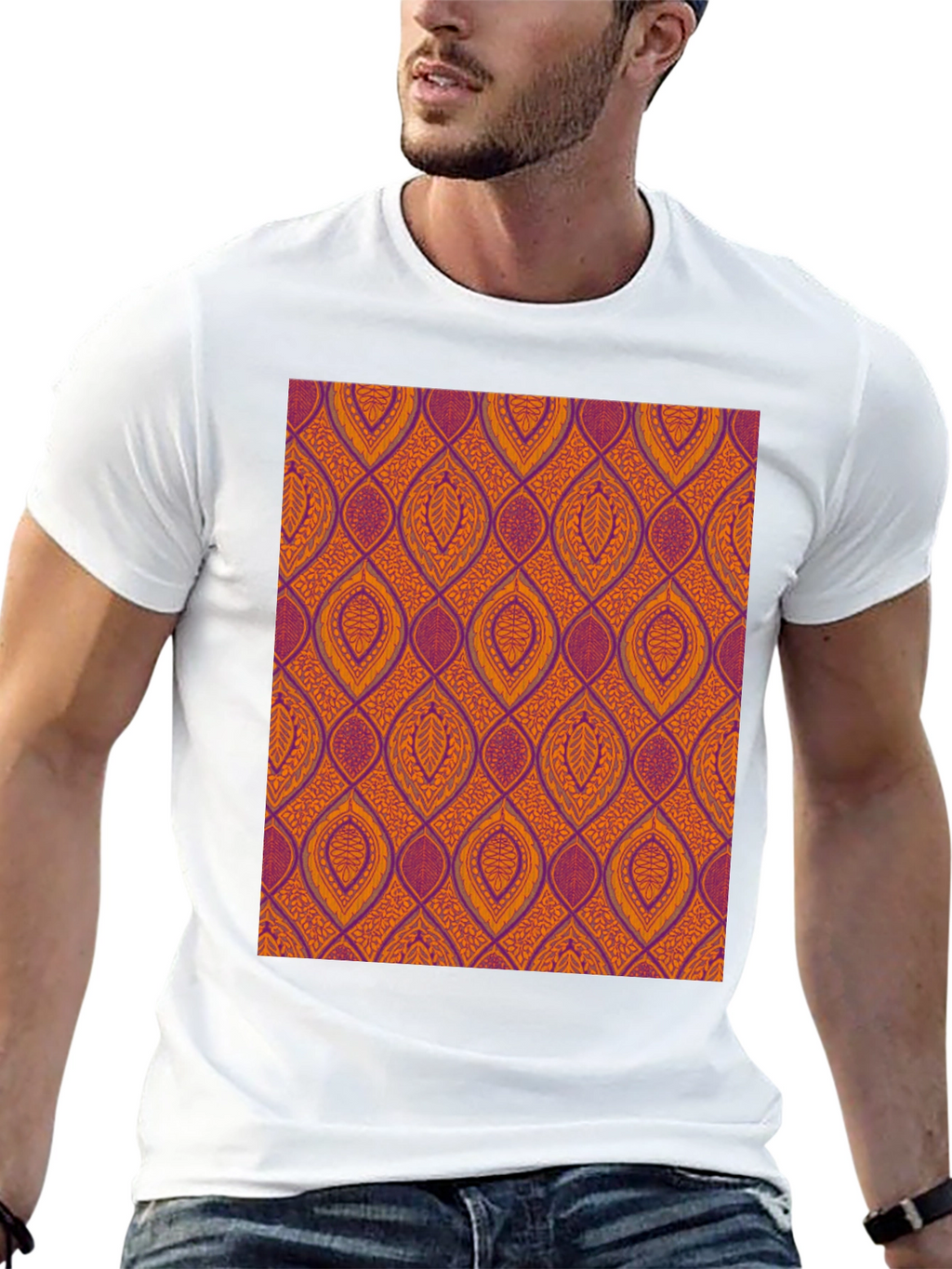 Stylish Patterned Tee - Unique Design