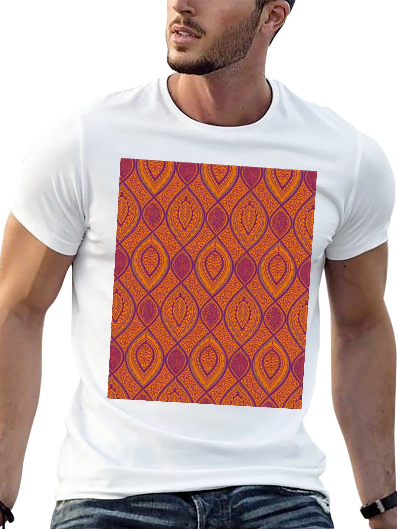 Stylish Patterned Tee - Unique Design