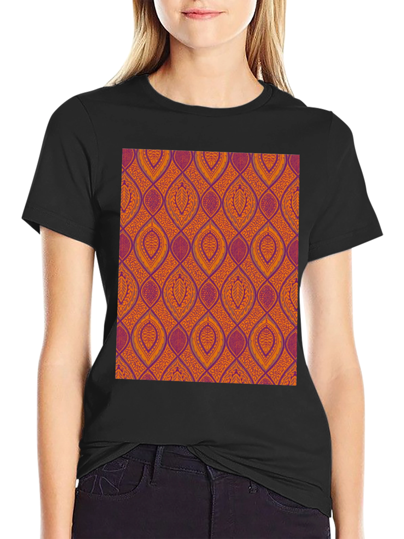 Stylish Patterned Tee - Unique Design