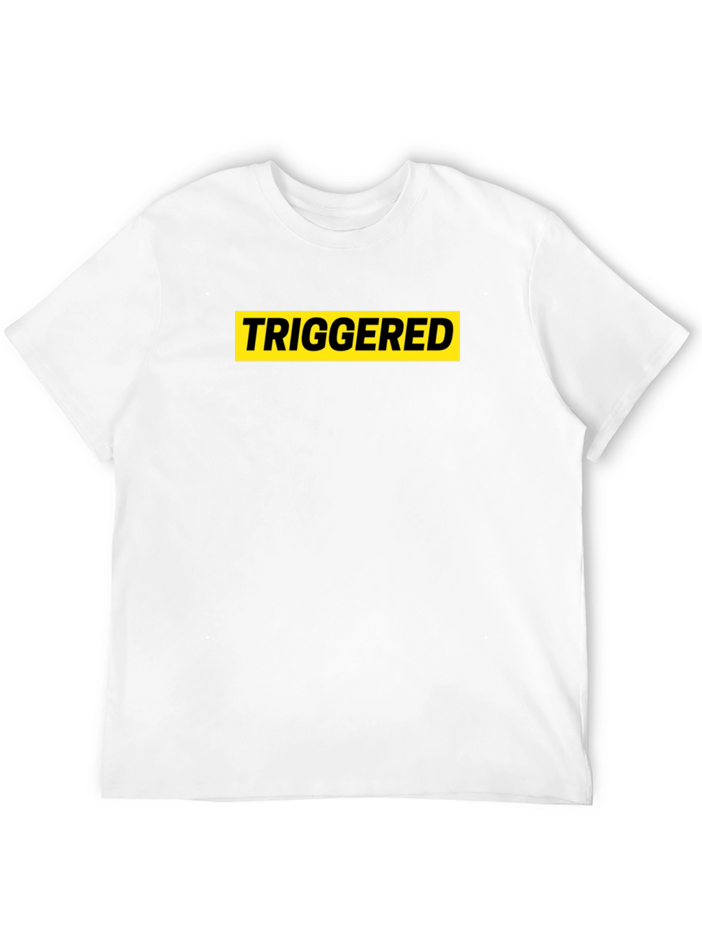 Triggered Graphic Tee - Black Cotton T-Shirt