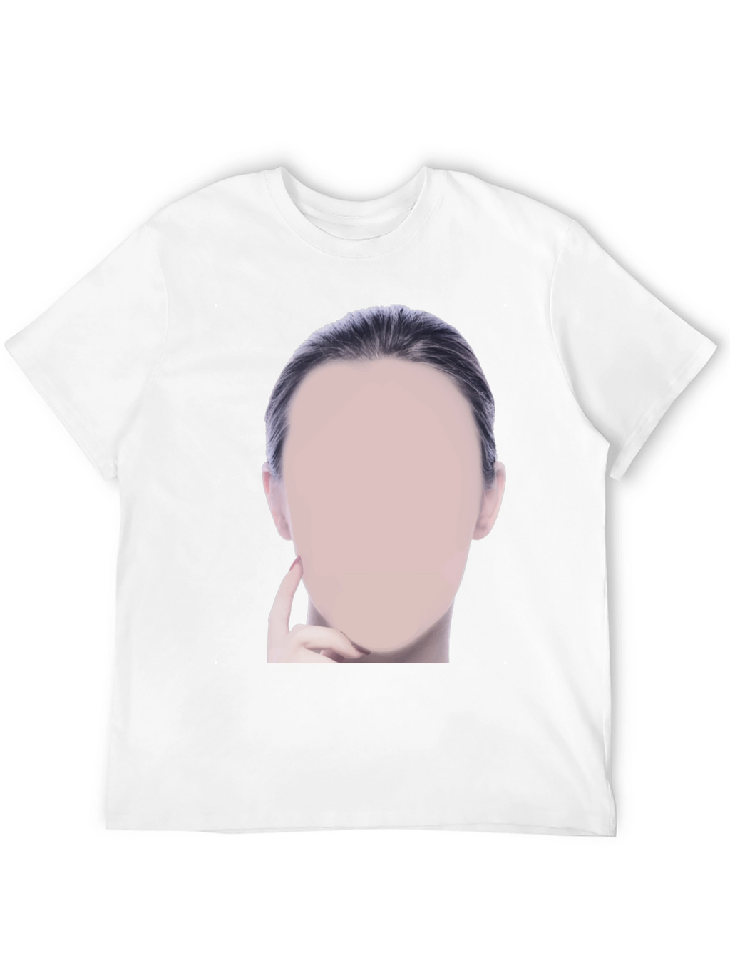 Black Graphic Tee - Mystery Woman Design