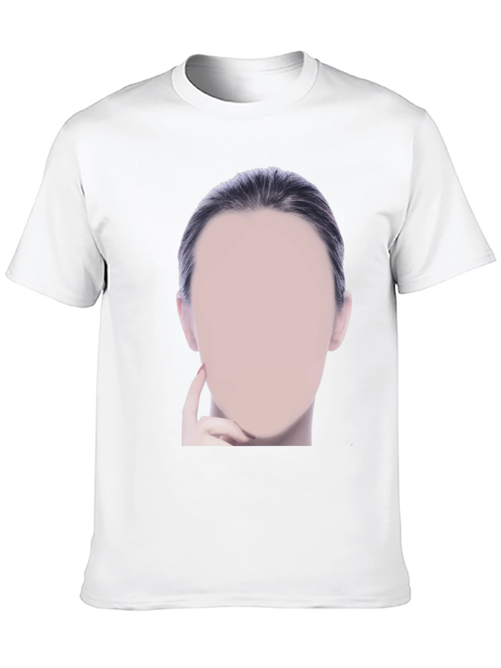 Black Graphic Tee - Mystery Woman Design