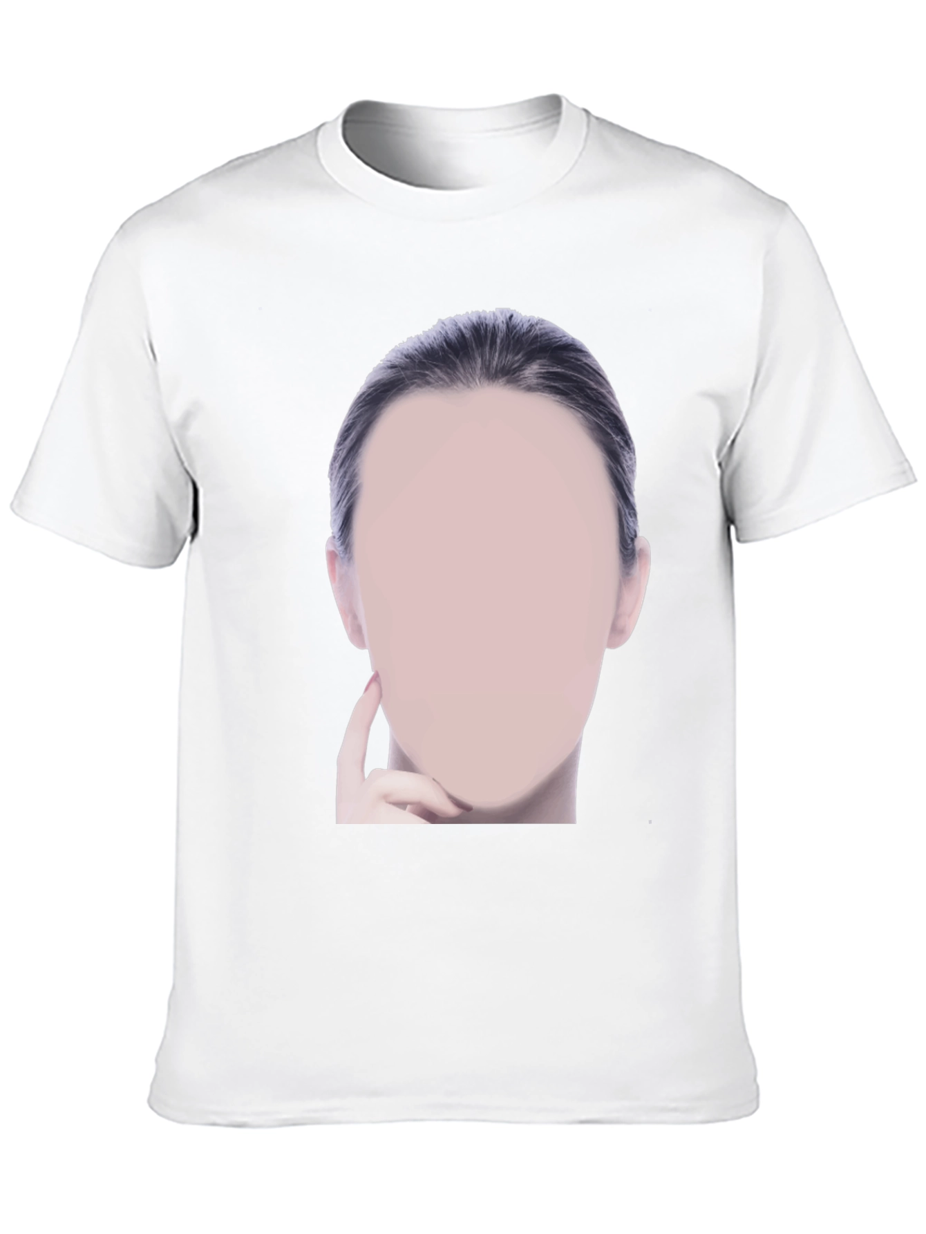 Black Graphic Tee - Mystery Woman Design