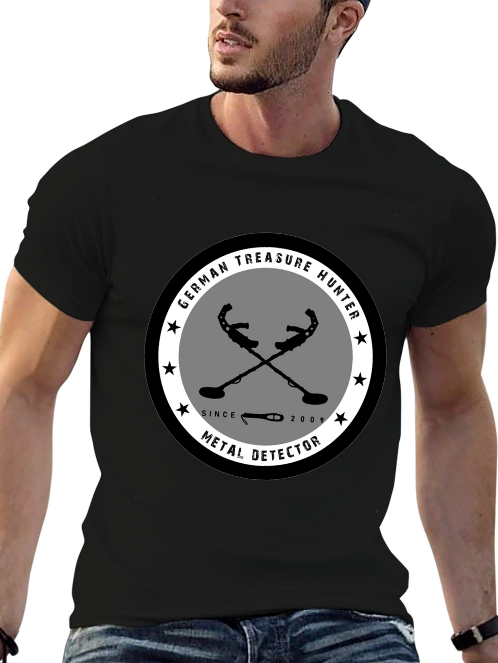 German Treasure Hunter Metal Detector T-Shirt