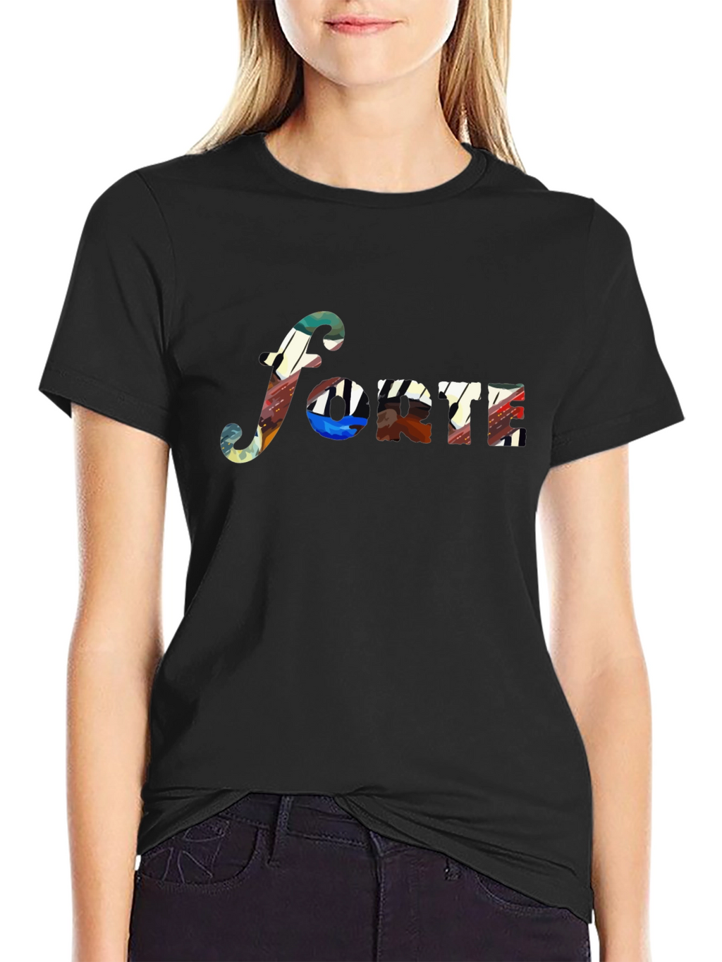 Forte Graphic Tee - Stylish Music Lovers T-Shirt