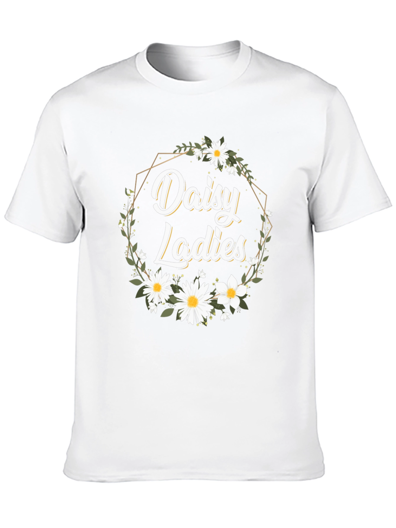 Daisy Ladies Graphic Tee - Floral Print
