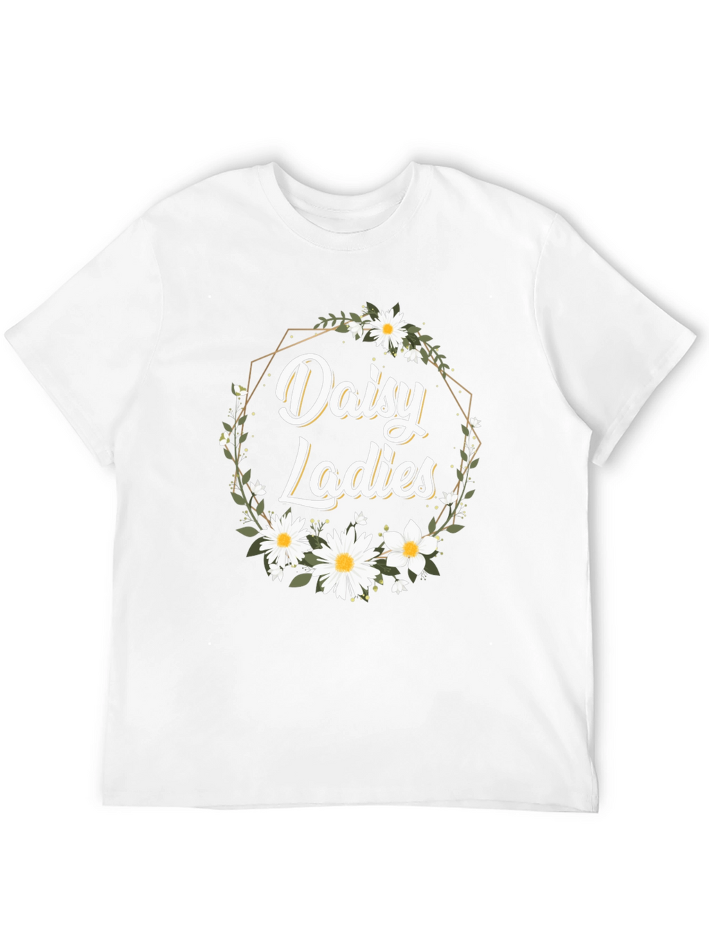 Daisy Ladies Graphic Tee - Floral Print