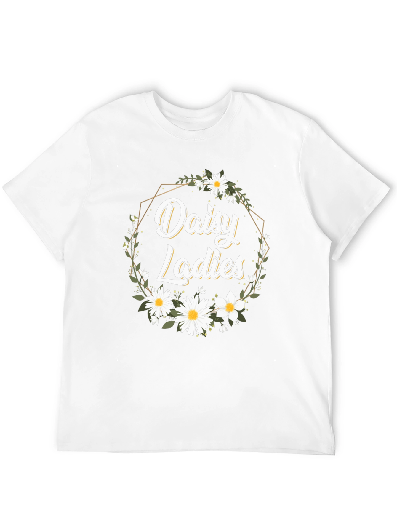 Daisy Ladies Graphic Tee - Floral Print