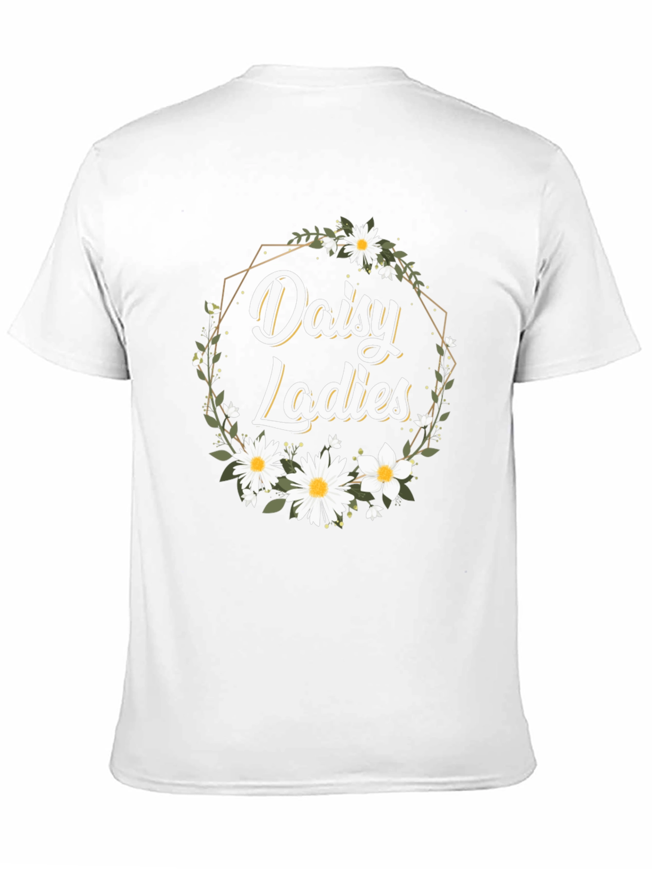 Daisy Ladies Graphic Tee - Floral Print