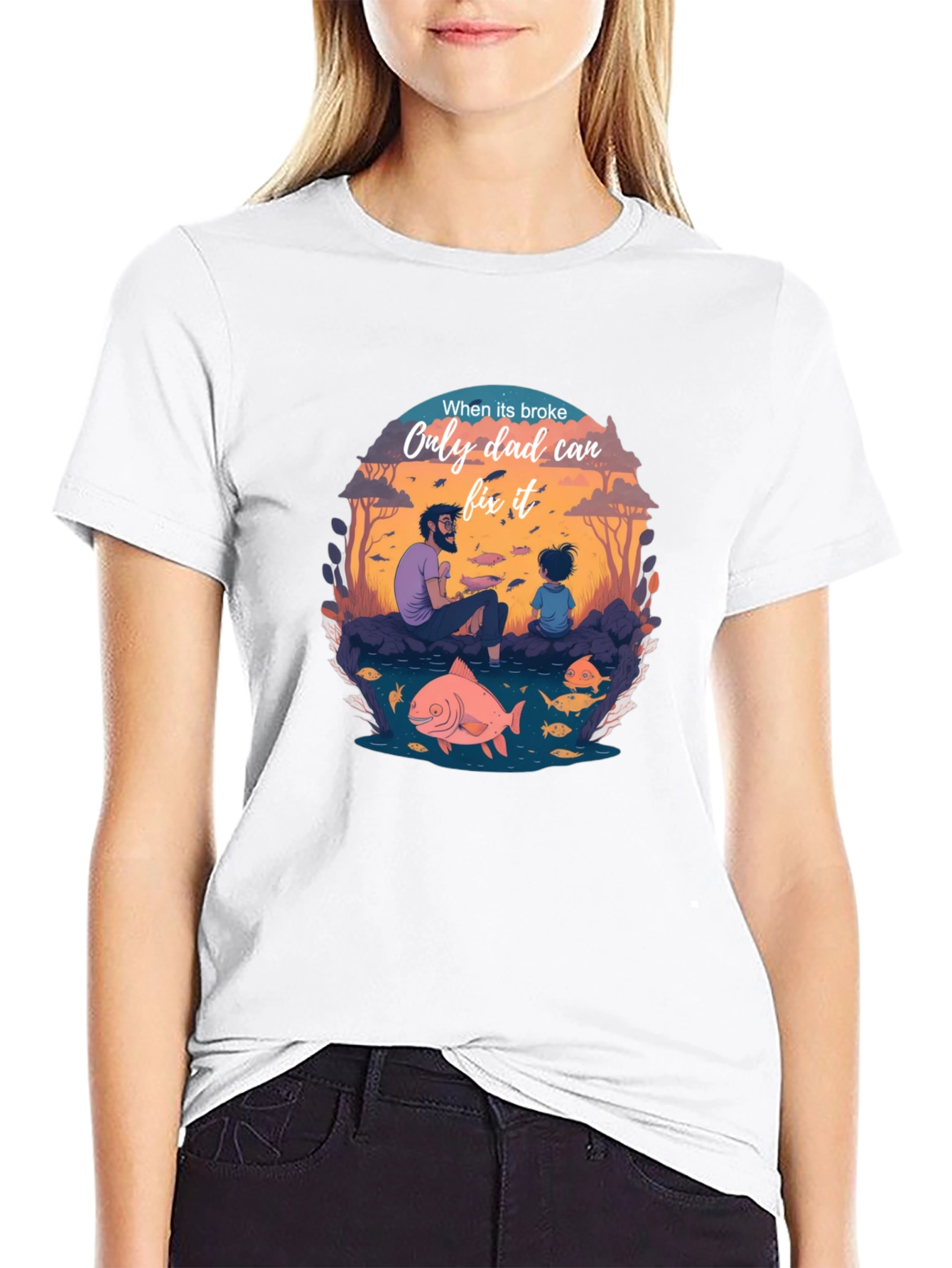 Dad Fixes All T-Shirt