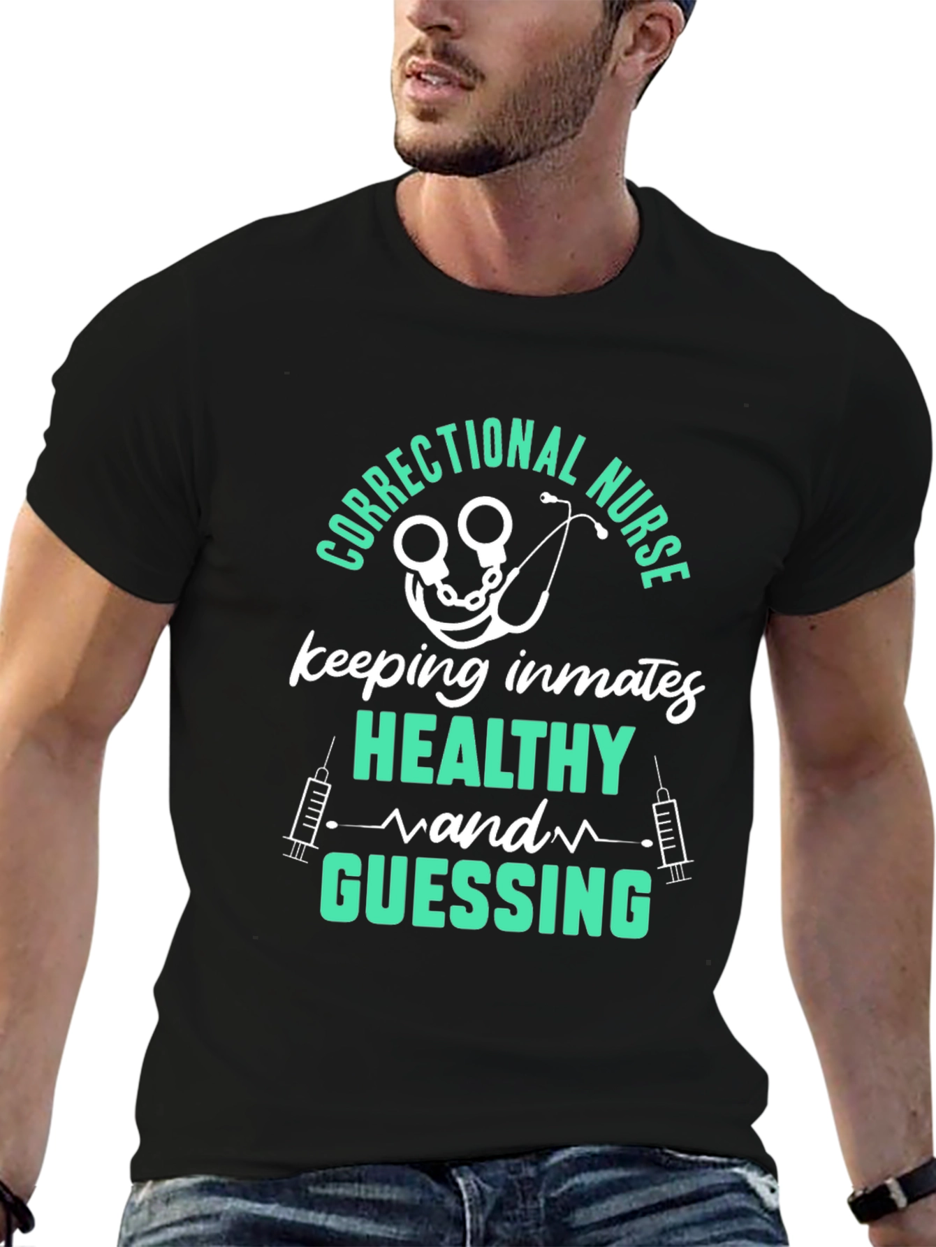 Correctional Nurse T-Shirt - Inmate Health & Humor Tee