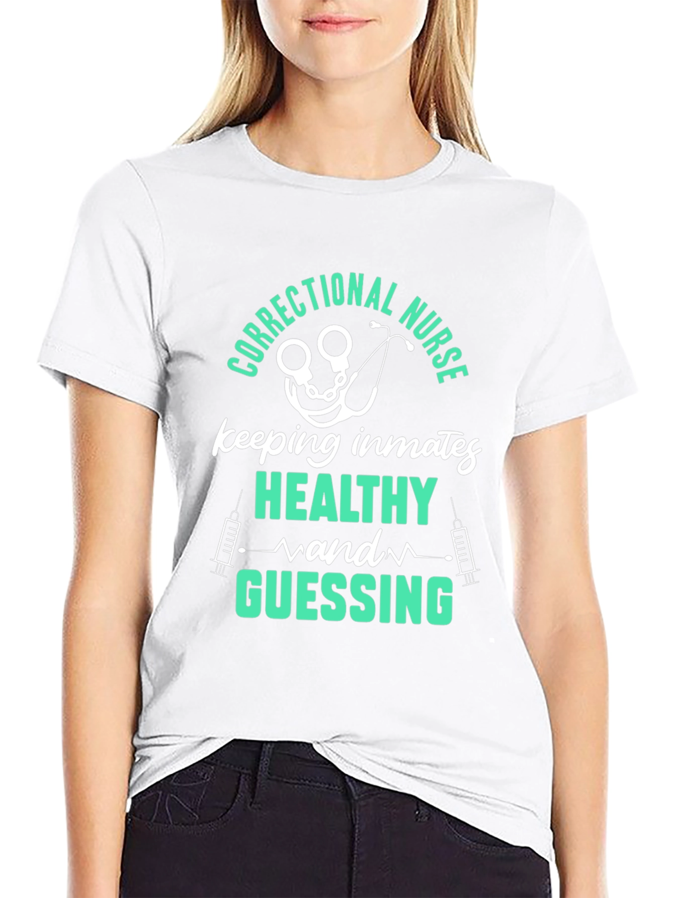 Correctional Nurse T-Shirt - Inmate Health & Humor Tee