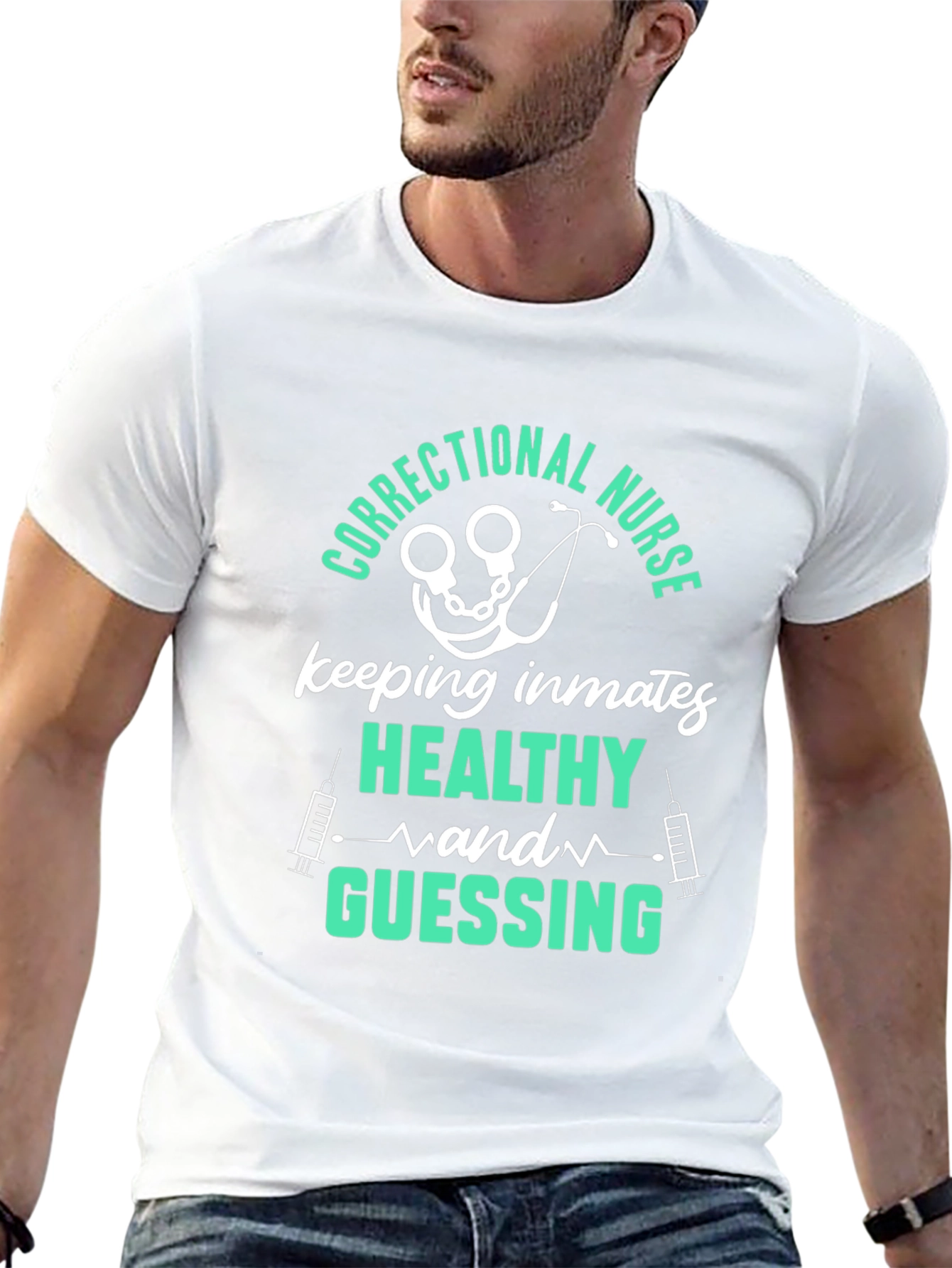 Correctional Nurse T-Shirt - Inmate Health & Humor Tee