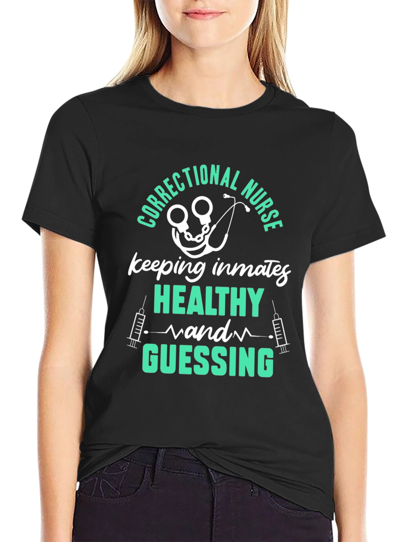 Correctional Nurse T-Shirt - Inmate Health & Humor Tee