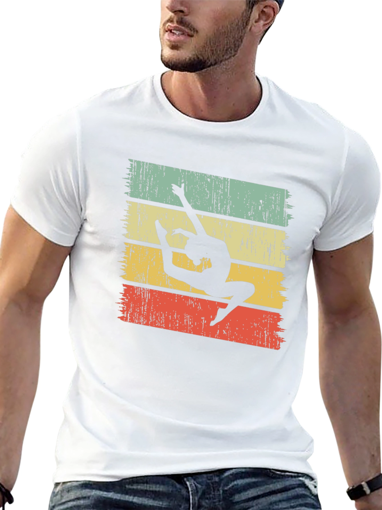 Vintage Gymnast T-Shirt Retro Style Dance Tee