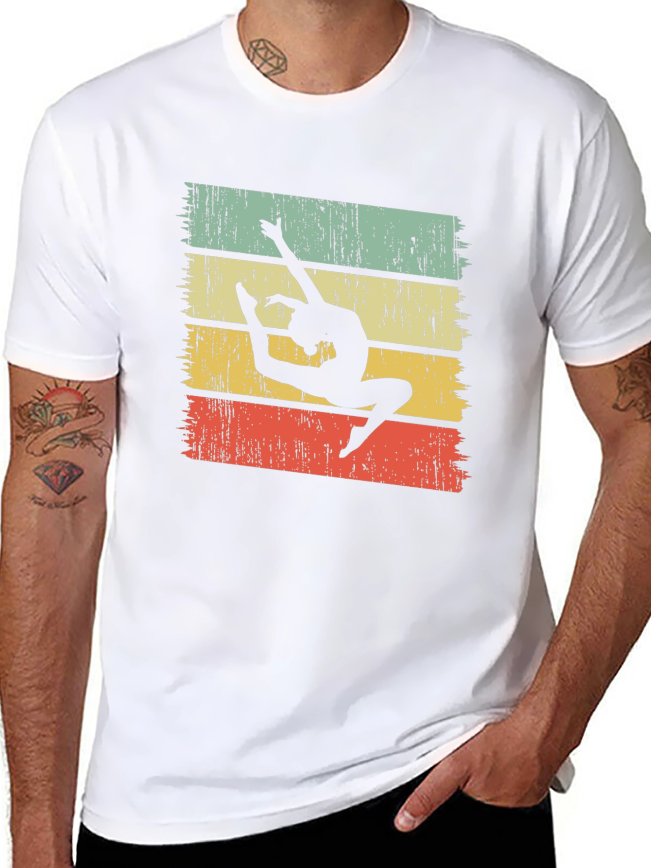 Vintage Gymnast T-Shirt Retro Style Dance Tee
