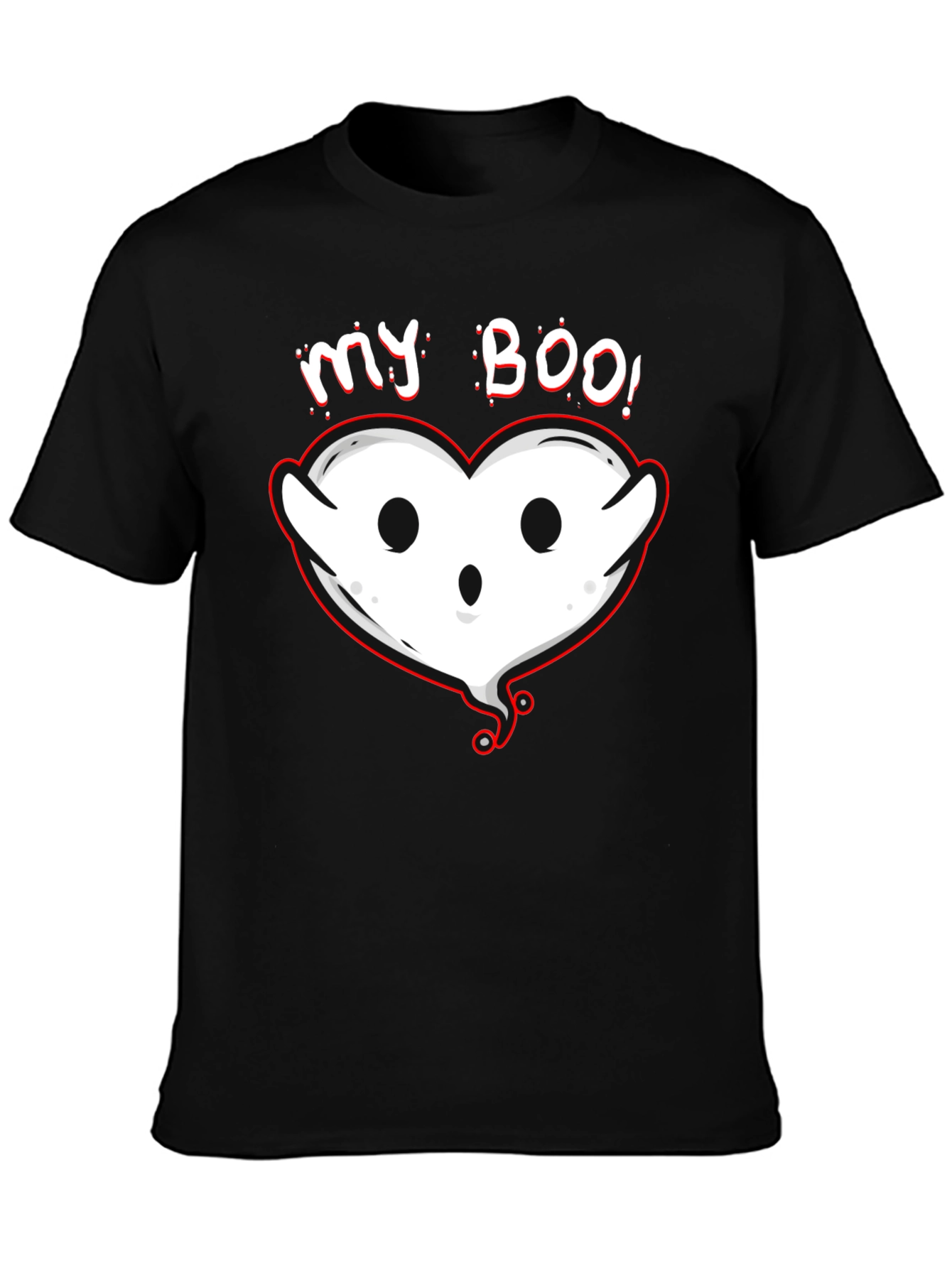My Boo Ghost Heart Graphic Tee